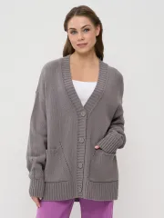 Кардиган Newvay арт. 9242-91035 титаниум