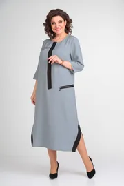 Sukienka Michel Chic #2073 plate seryj