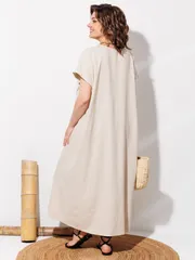 Dress Anastasia MAK #1326 bezhevyj