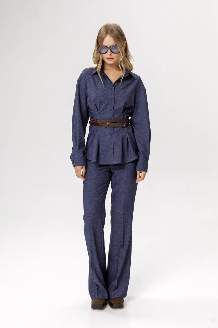 Trousers Pirs #6569 sinij
