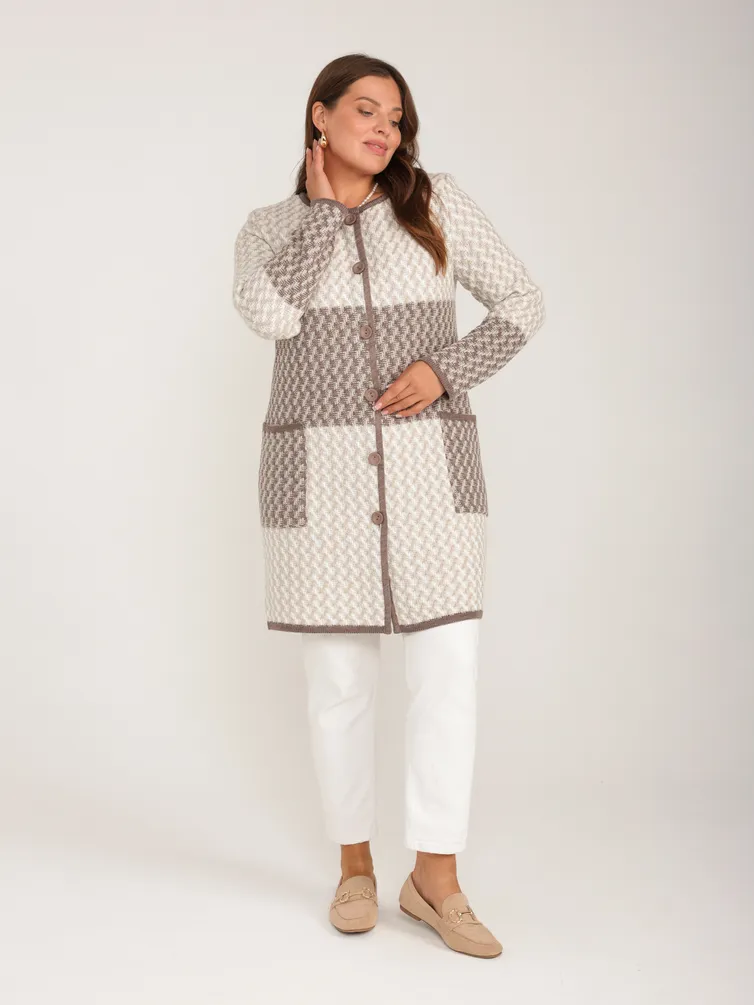 Cardigan BONADI #2091 bezhevyj