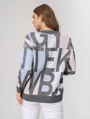 Jumper BONADI #BS18 seryj-goluboj