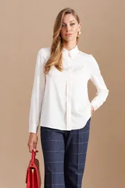 Blouse Elletto Life #3776 kremovyj