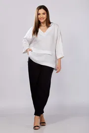 Bluzka MALI #625-057 belyj