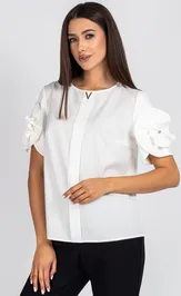 Блузка VIZAVI 722 молочный