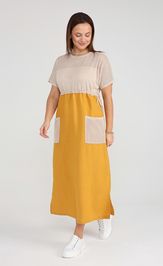 Sukienka BONADI 1964 oxra