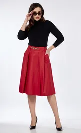 Skirt Klever 0225 krasnyj