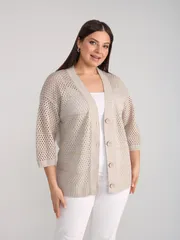 Sweter BONADI #1819 bezhevyj