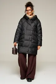 Coat Beautiful & Free #8010 chernyj