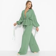 Костюмы, комплекты CHARUTTI арт. Серьезная леди (2 в 1, шалфей)