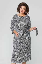Платье Danaida арт. 2185 черно-белый