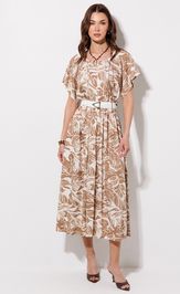 Платье Люше 4381 песок