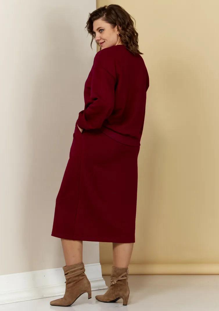 Garnitur Ava fashion #M-039.01 bordovyj