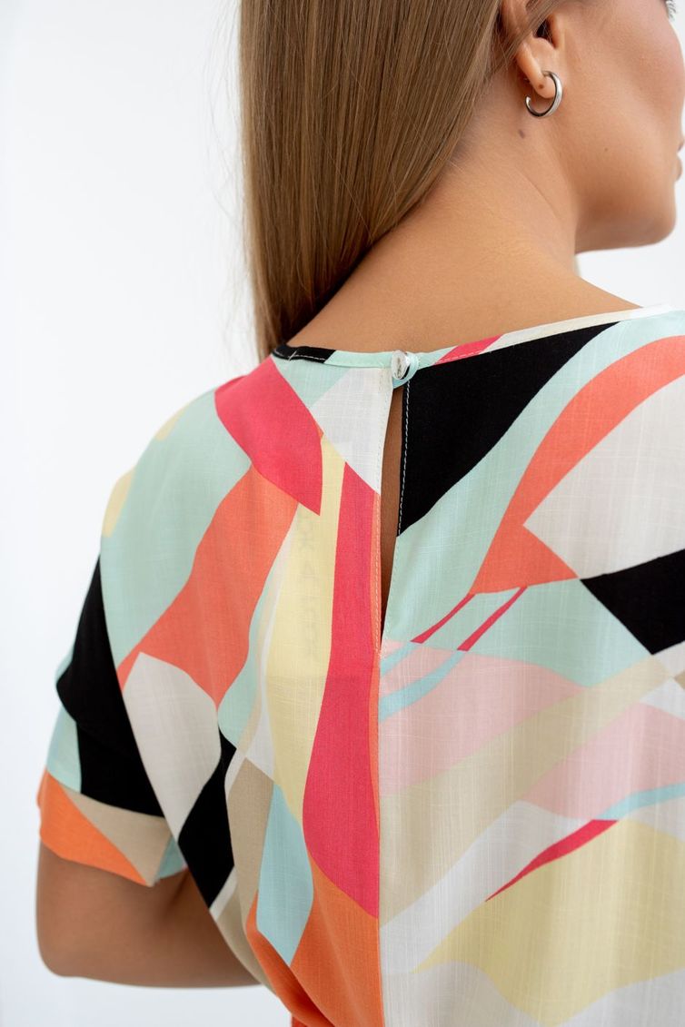 Блуза TOOK A LOOK & Angelika арт. ТБ-300к абстракция