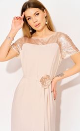 Платье LAIKONY L-114 пудра