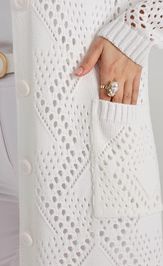 Кардиган BONADI 2214 белый