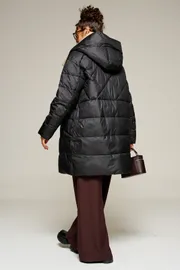 Coat Beautiful & Free #8010 chernyj