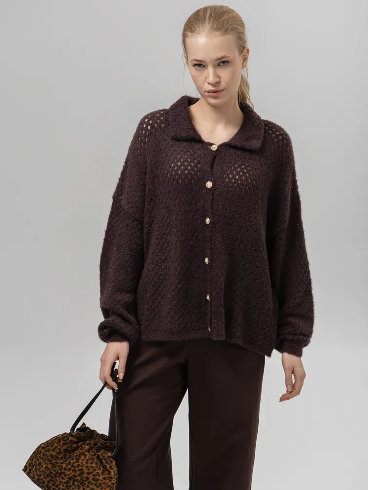 Sweter Romgil #RV0401-PA4 sero-fioletovyj