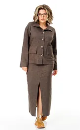 Garnitur Anastasia 1384 shokolad