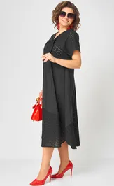 Dress EVA GRANT 7293chernyj