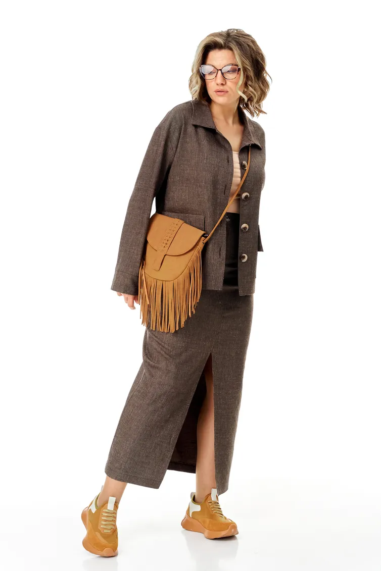 Garnitur Anastasia #1384 shokolad