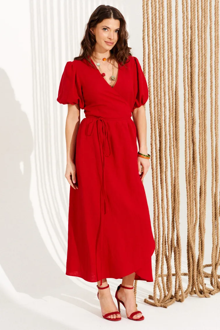 Dress Elletto Life #11131 krasnyj