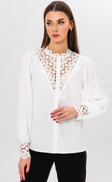 Blouse VIZAVI 728 molochnyj