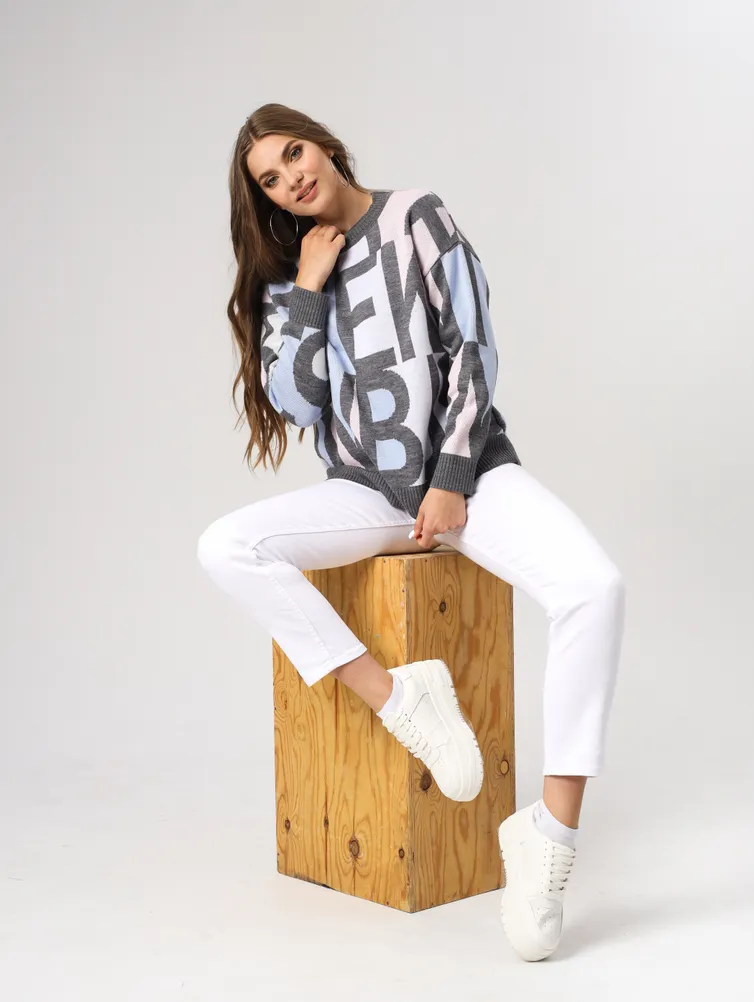 Jumper BONADI #BS18 seryj-goluboj