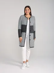 Cardigan BONADI #2091 seryj