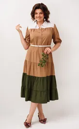 Платье Anelli Laurel 1847 овсяное печенье