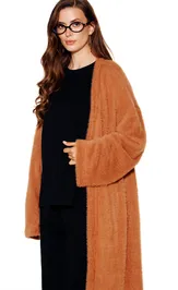 Sweter Elletto Life 13053 ryzhij