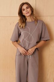 Джемпер Panda арт. 123940 мокко