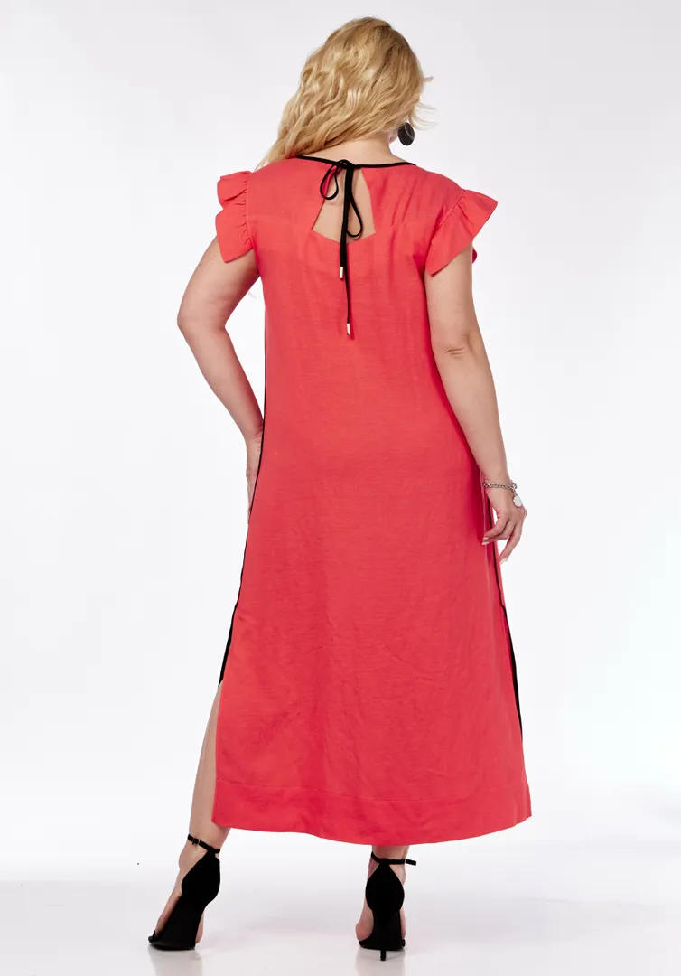 Sukienka Ava fashion #M-063 korallovyj