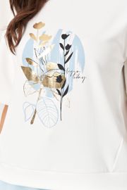 T-Shirt Panda #121543 molochno-goluboj