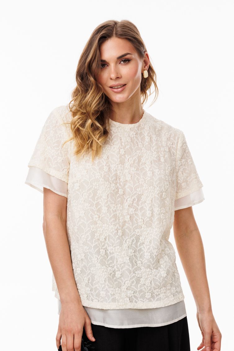 Блузка EOLA арт. 3121 молочный