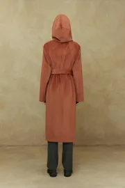 Пальто Elema арт. 1-192 терракот 170