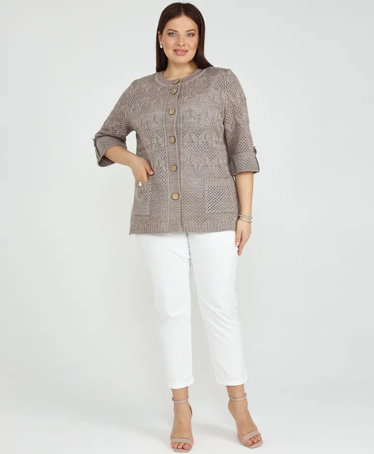 Sweter BONADI #2187 kapuchino