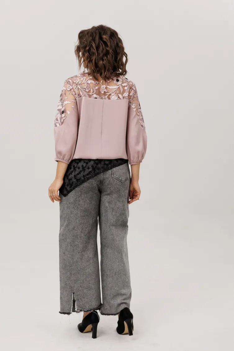 Blouse Anelli Laurel #1790 pudrovaya vual
