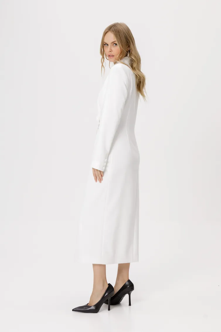 Sukienka Pirs #6299 belyj