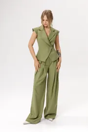 Waistcoat Pirs #6543 olivkovyj