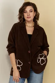 Żakiet Ava fashion #M-086 shokoladnyj