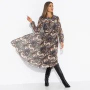Dress CHARUTTI #Letyashhie mgnoveniya (brown)