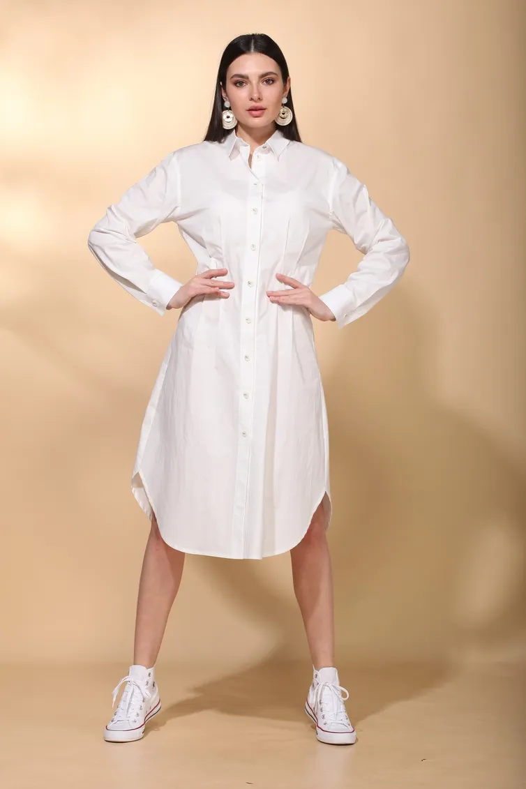 Garnitury damskie Vilena-fashion #716 molochnyj+bezhevyj