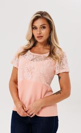Блуза Anelli Laurel 1653 персиковая дымка