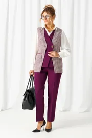 Zestaw Beautiful & Free #6513 marsala + pe-de-pul