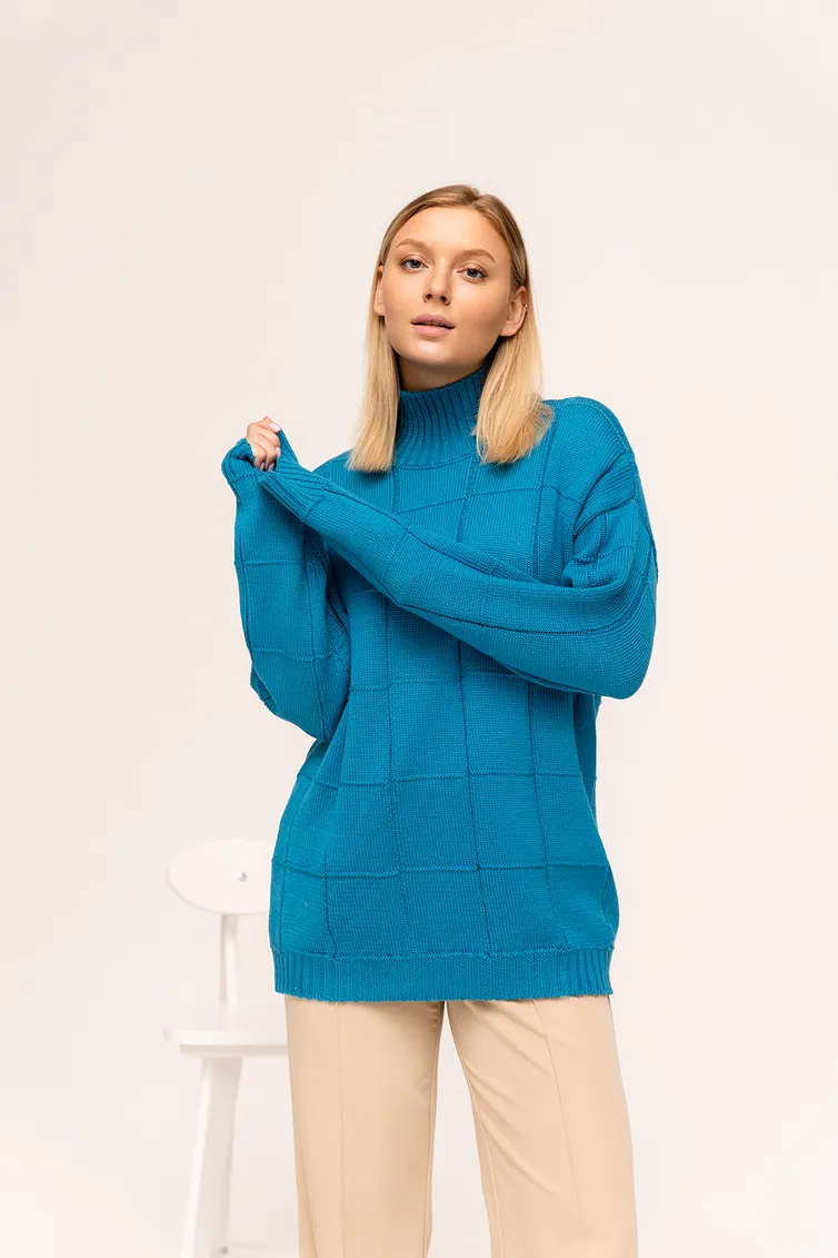 Jumper Romgil #TZ854Sh yarko-sinij