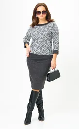 Костюм Galean Style 786.1 графит штрих
