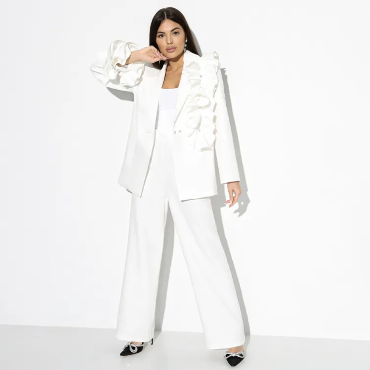 Spodnie CHARUTTI #Modnyj ekstaz (white)