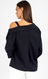 Blouse VIZAVI 726 chernyj