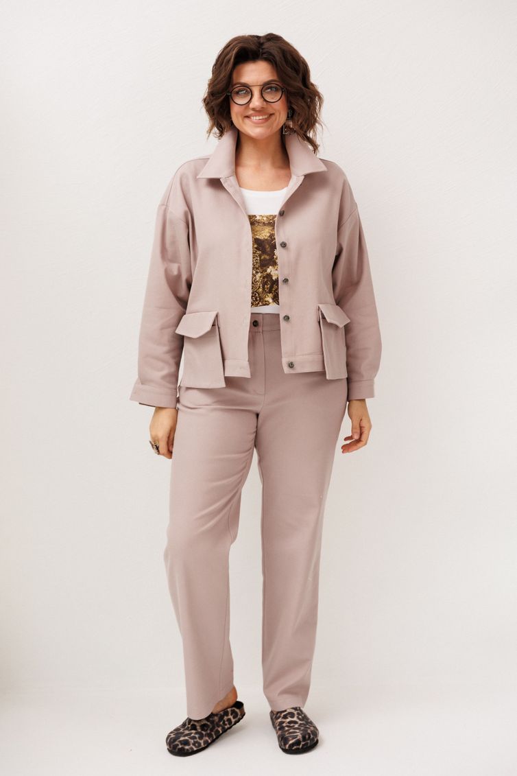 Trousers Anelli Laurel #1815.1 klenovyj saxar